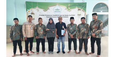 Staff  besama Team Asesor BAN -PDM dalam rangka Akreditasi PPTQ Imam Az-Zuhri